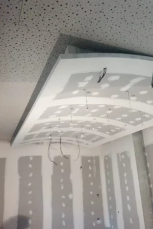 Image d'un projet de plâtrerie