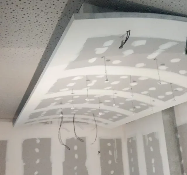Image d'un projet de plâtrerie